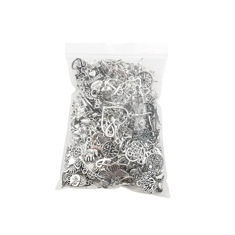 30/300PCS Mixed Vintage Metal Silver Animal Birds Charms Beads DIY Bracelet Pendant Neacklace Accessories Jewelry Making Finding