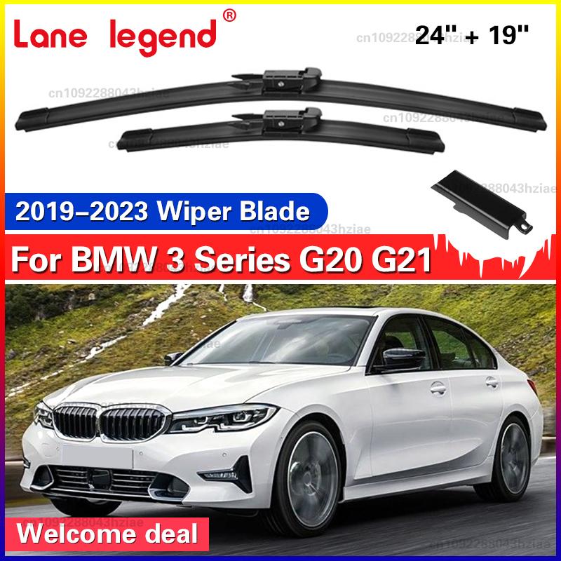 For BMW 3 Series G20 G21 - Front Windshield Wiper Blades 2pcs Windscreen Window Accessories BMW 3 Series