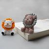 Cute Lion Silicone Candle Mold 3D Sitting Lion King Animal Soap Paste Resin Cement Casting Mold DIY Chocolate Ice Baking Tool