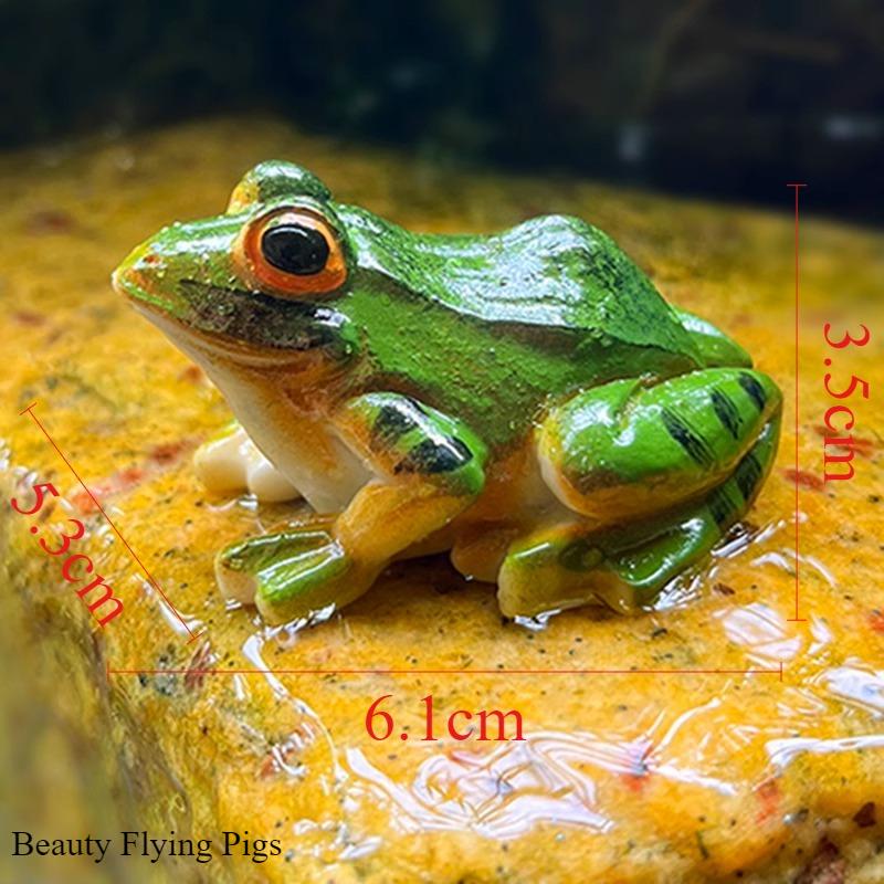 

1pc Resin frog ornament Courtyard simulation frog Landscape Architecture home decoration garden decoration Frog sculpture