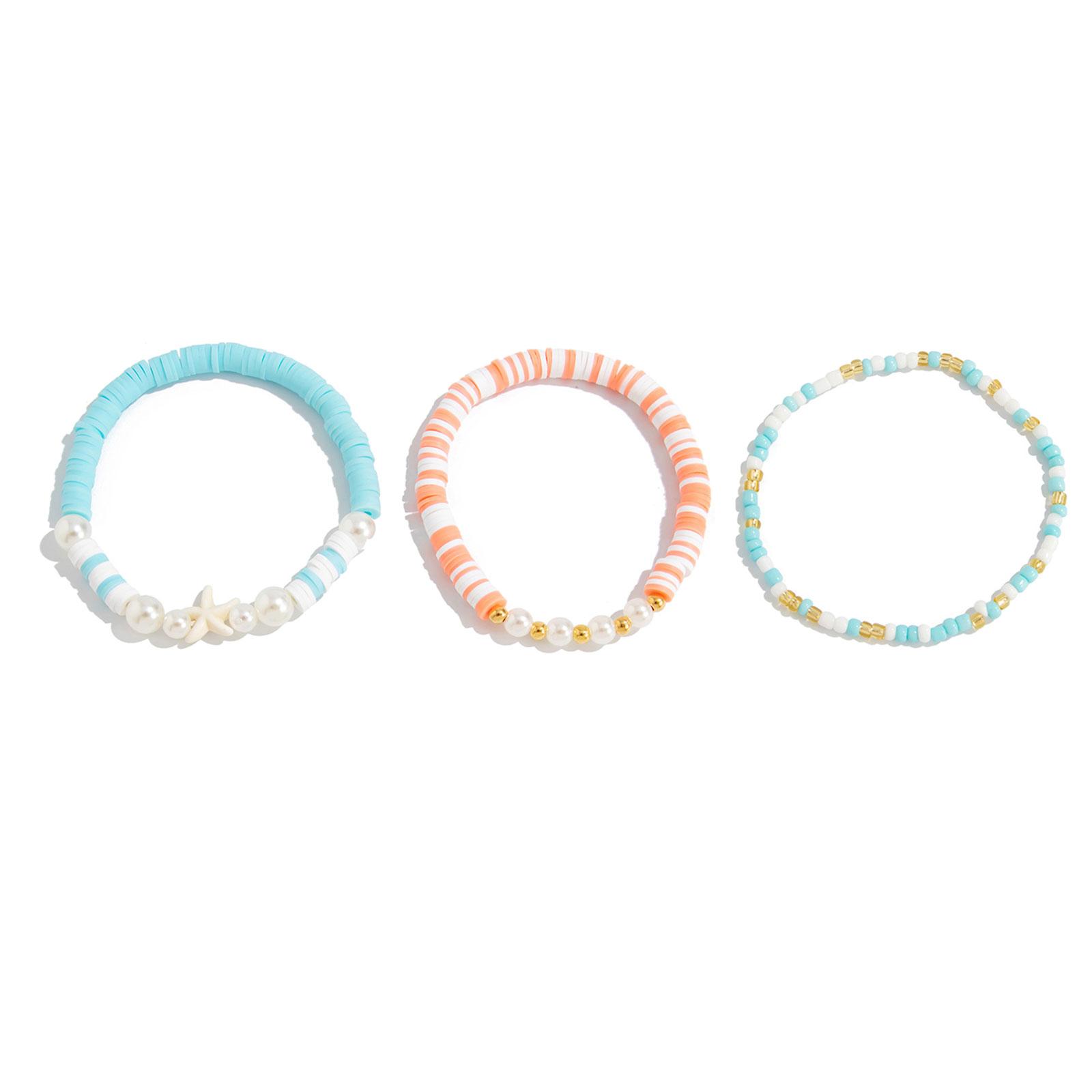 

Многослойный браслет ручной работы в пляжном стиле из бисера с подвесками в виде морской звезды и ракушки для ношения в несколько рядов Многослойная ручная цепочка T2