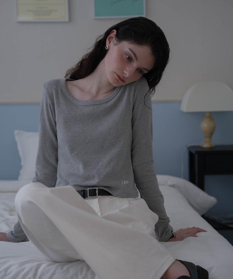 Dehebe Basic Cotton Long Sleeve [Melange]