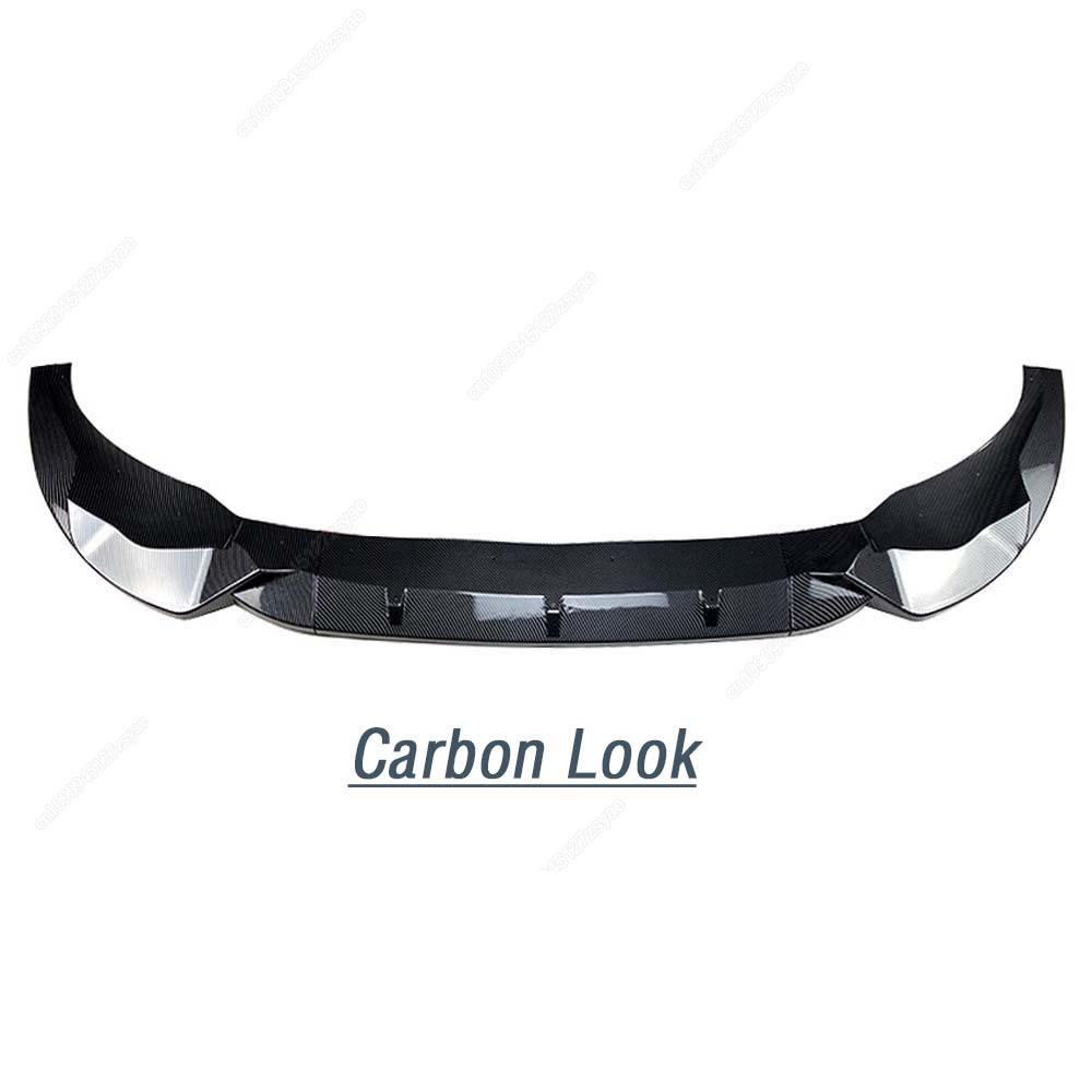 Car Front Bumper Lip Splitter For BMW X3 G01 X4 G02 M40i M40d M-Pack M-Sport 2017-2021 Black Spoiler Diffuser Body Kit Tuning