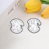Cute Animal Capybara Cat with Knife Enamel Pins Con todo respeto opino diferente Spanish Quotes Brooch Lapel Badge Jewelry Gifts