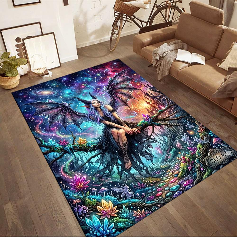 Gothic Style Carpet Perfect for Outdoor Study Room Dormitory Game Room Anti-slip Rug Office Home Decor Birthday/Christmas Gift