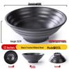 Japanese Style Black Melamine Noodle Soup Bowl