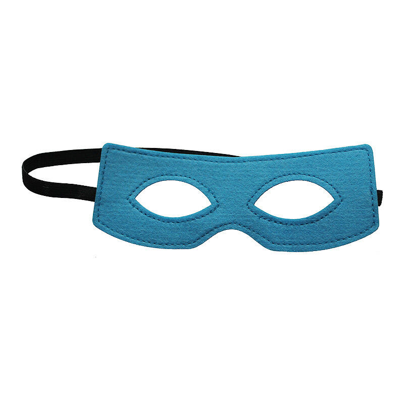 Vícebarevné plstěné masky Oční masky Polomaska Cosplay rekvizity s elastickou páskou pro Halloweenskou maškarní párty