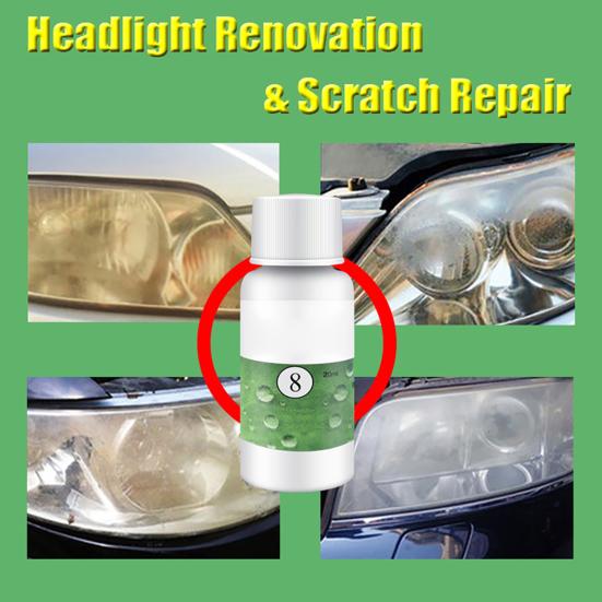 HGKJ-8-20ML Restoration Agent Long Lasting Anti-scratch Liquid Headlight Restoration Agent for Car