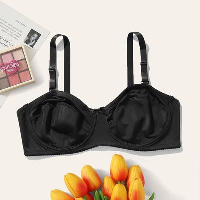 Large Size Wire Bra Slim Plus Size Half Cup Bras Women Bra 36CD 3C8D 40CD 42CD 44CD 46D 48D