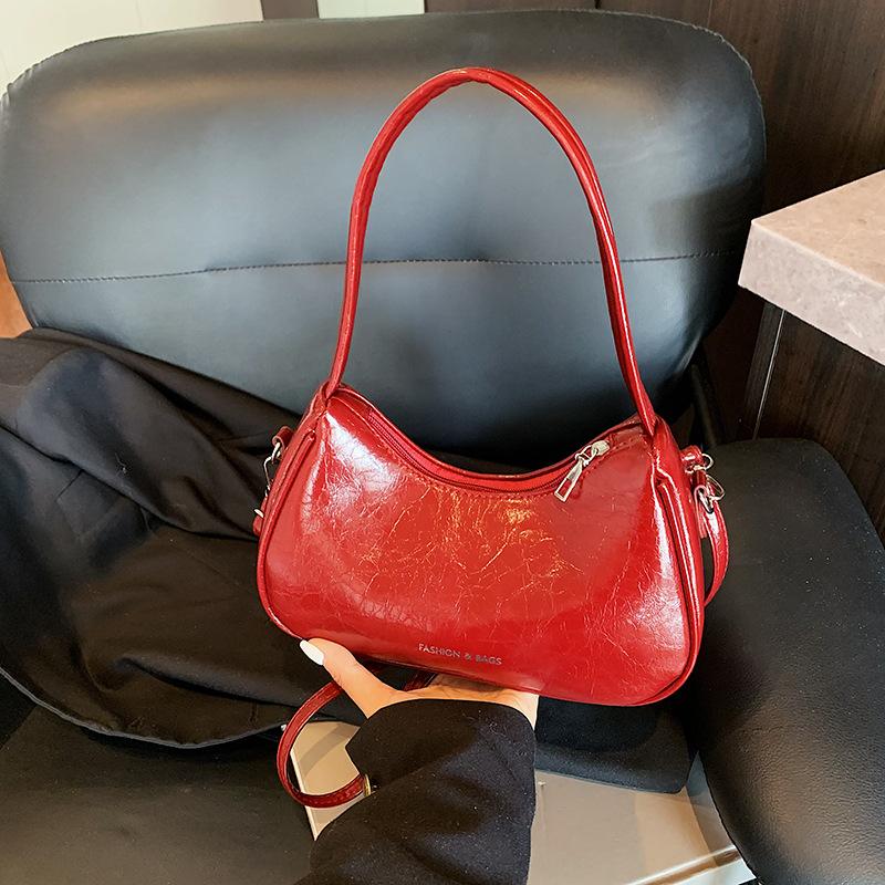 Bag 2025 New Underarm Bag Niche Retro Shoulder Bag Textured Small Square Bag Fashion Commuter Versatile Messenger Bag