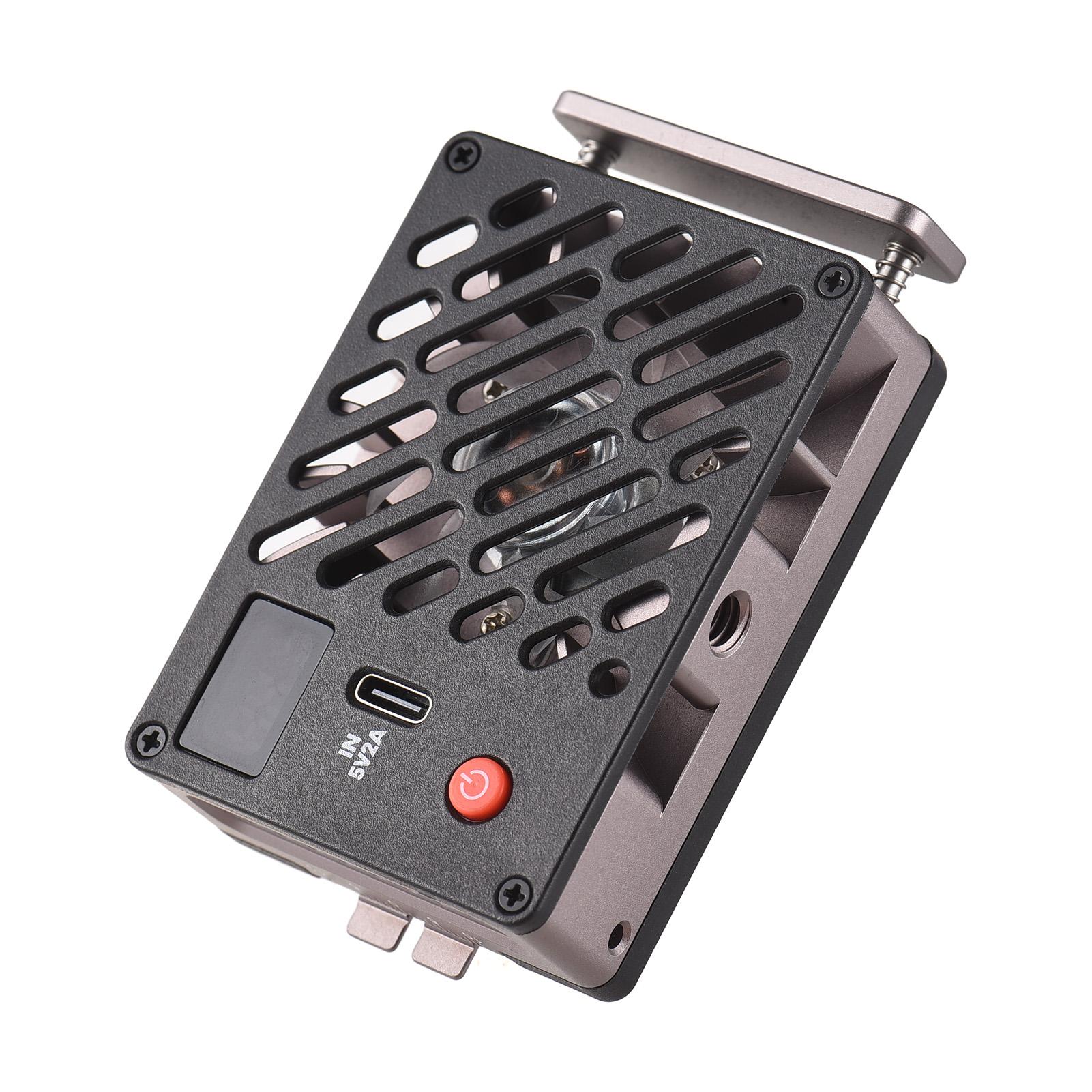 External Camera Cooling Fan, Semiconductor Cooling,   Display, USB Power for   Cameras, Portable   Silent Fan with