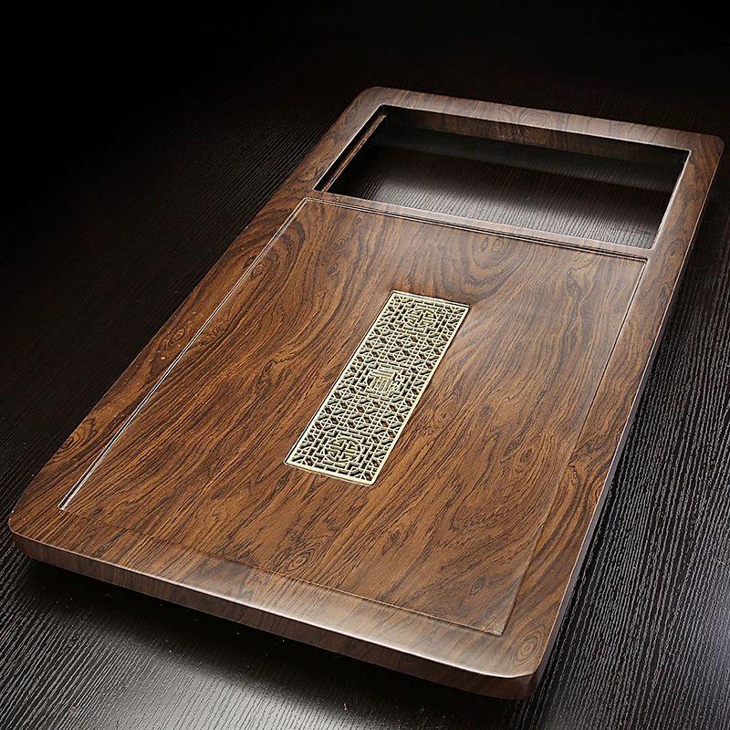 Song Yun Qing Wooden Tea Tray with Water Drainage