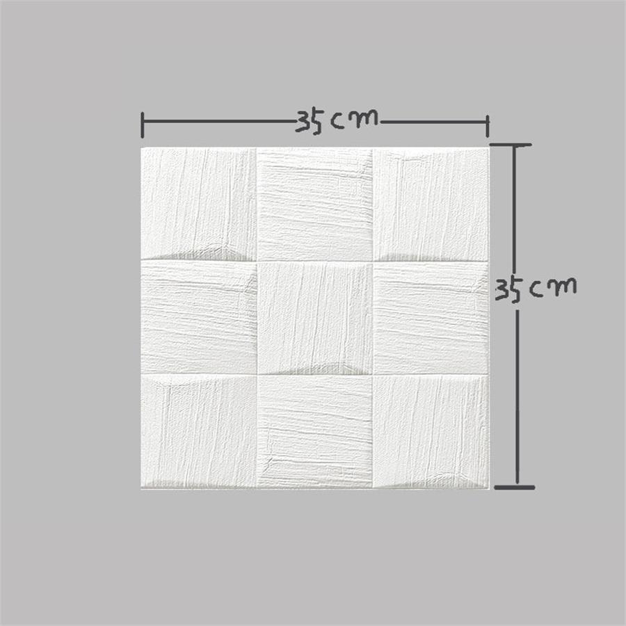 5-10Pcs 3D Effect Self-Adhesive Waterproof Foam Brick Wallpaper Loosely Pasted To Create Anti-Collision Bedroom Wall Quality