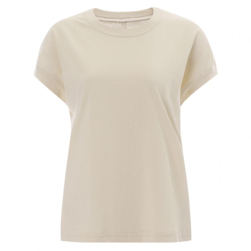 Shop   Hey Women Bio Washing 100  CoTTon Round Cap Sleeve T shirT whiTe Dai Wsh 