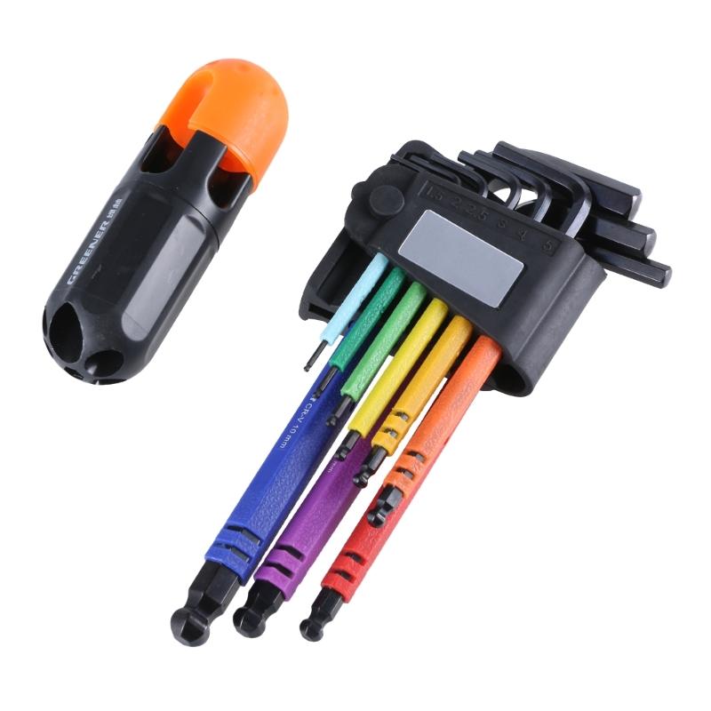 

9Pcs Wrench Set Hex Key Set Key Set Bit Adapter Screwdriver Bit Wrench Set Repairing Tool Accessories 1