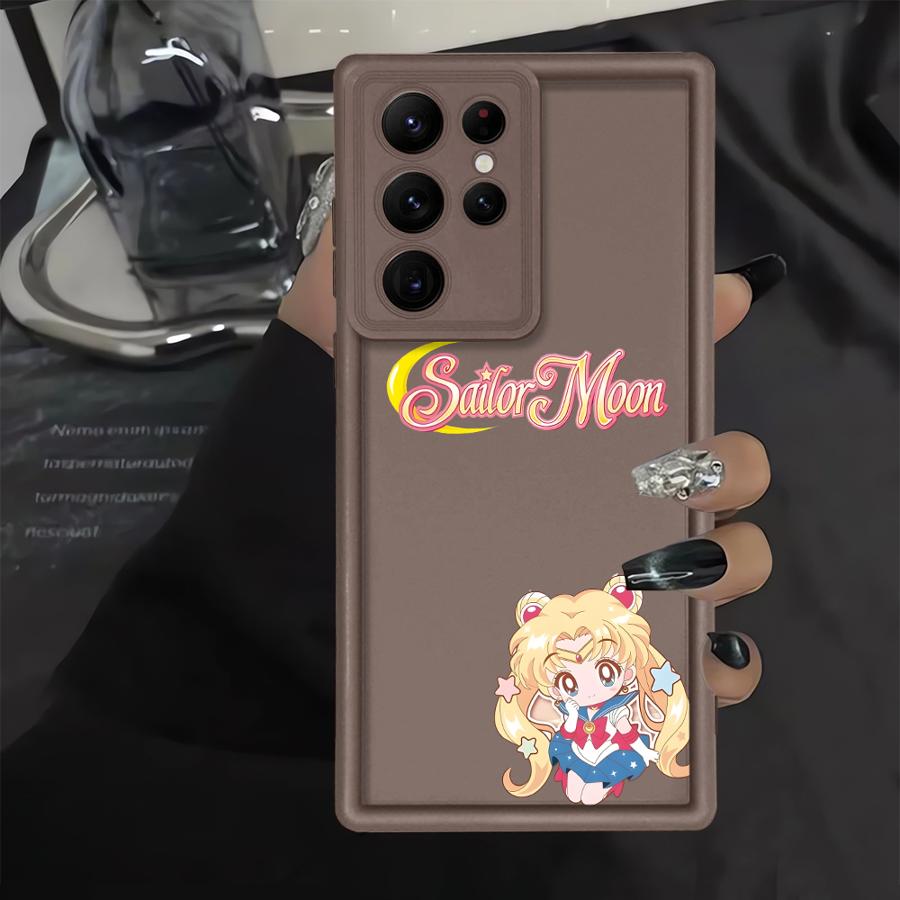 Cartoon Sailor Moon Phone Cover Case for Samsung Galaxy S25 S22 Plus Note 20 Ultra S20 FE S25 S23 S24 Ultra S21