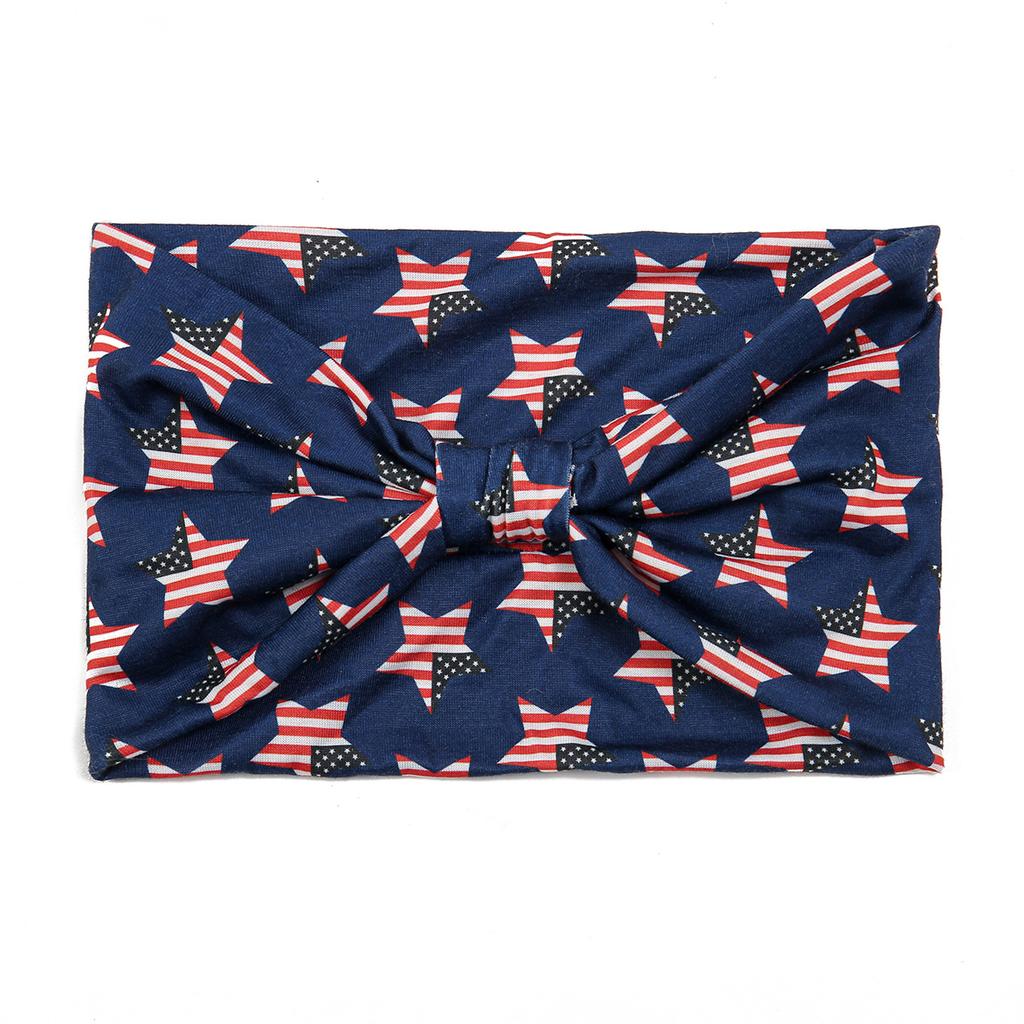 Wide Bandana Headbands for Women Boho Bandeau Headbands Knot Hair Scarf Bands Stretch Floral Printed Non Slip Headbands Elastic