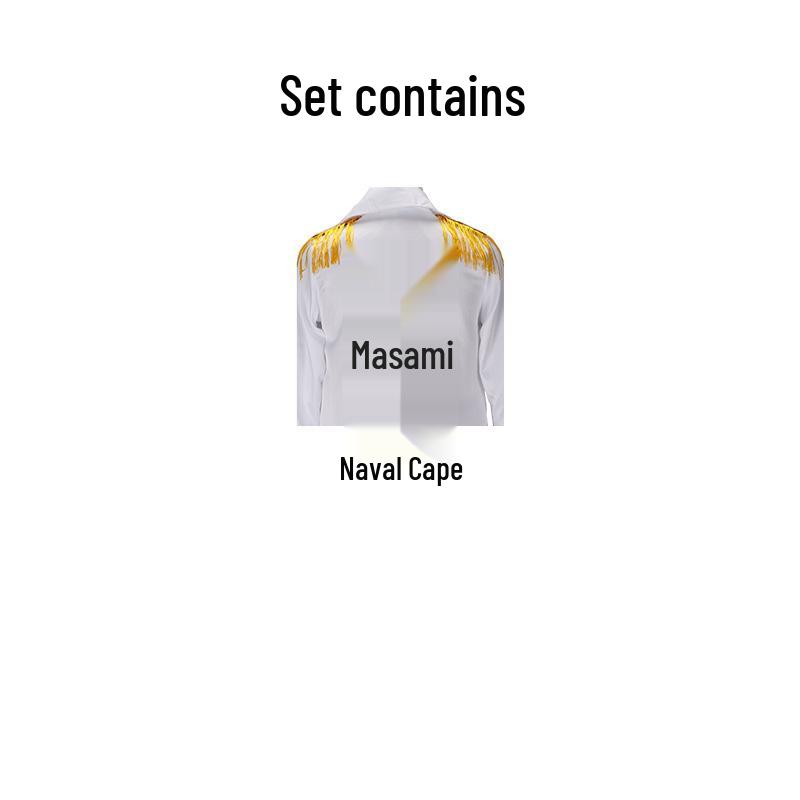 One Piece Navy Admiral Cosplay Costume: Gorosei, Vice Admiral Garp & Admiral Kizaru L