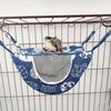 Printed Hamster Hammock Hanging Ferret Warm Bed New Hamster Bed For Guinea Pig Hideout Mouse
