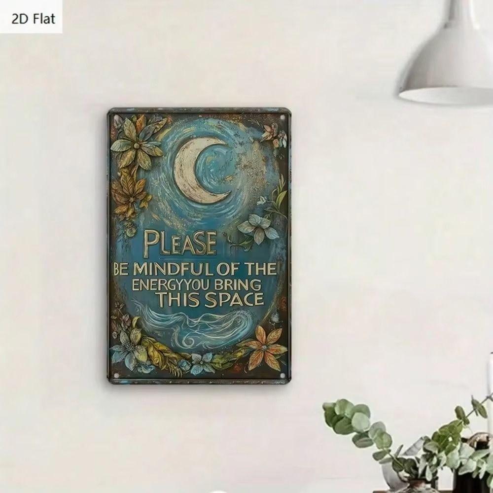 Decorative Metal Sign 20x30cm Wall Art Tin Plate Home Decor Vintage