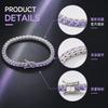 Europe and the United States Popular High-end Tennis Bracelet Zircon Bracelet Zirconia Titanium Steel Bracelet Jewelry Bracelet