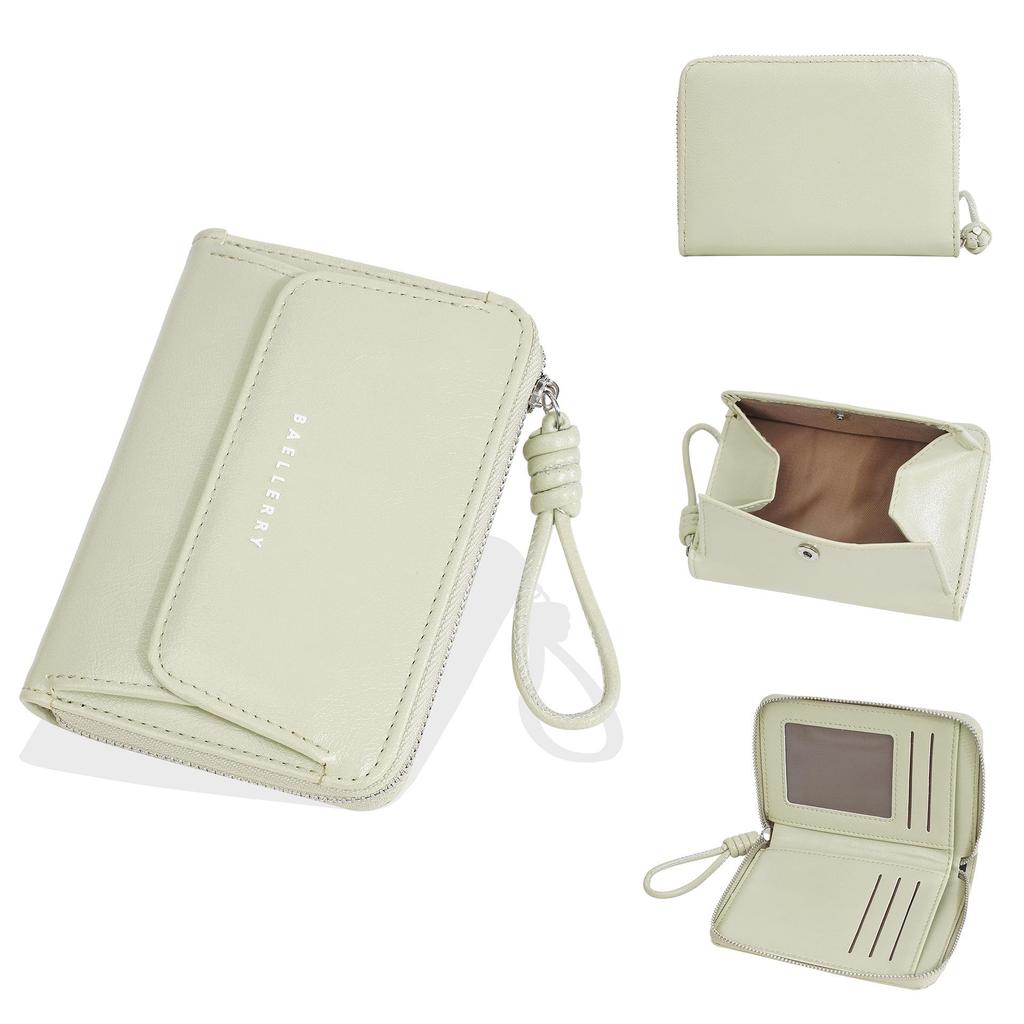 Hochwertige Mini-Reißverschluss-Geldbörse & Kartenhalter für Damen