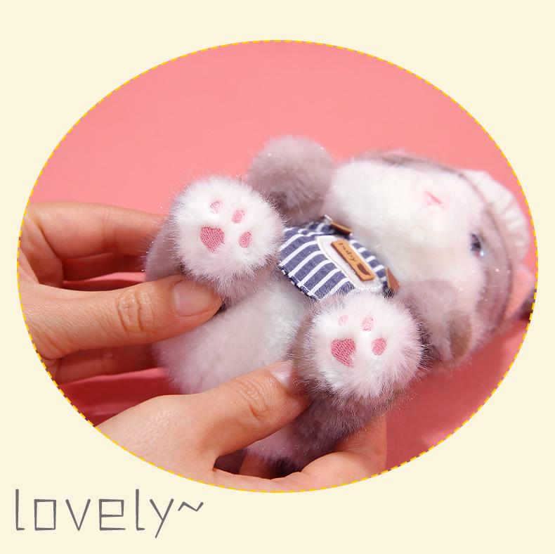 Calico Cat Plush Doll Keychain - Cute & Comforting Birthday Gift