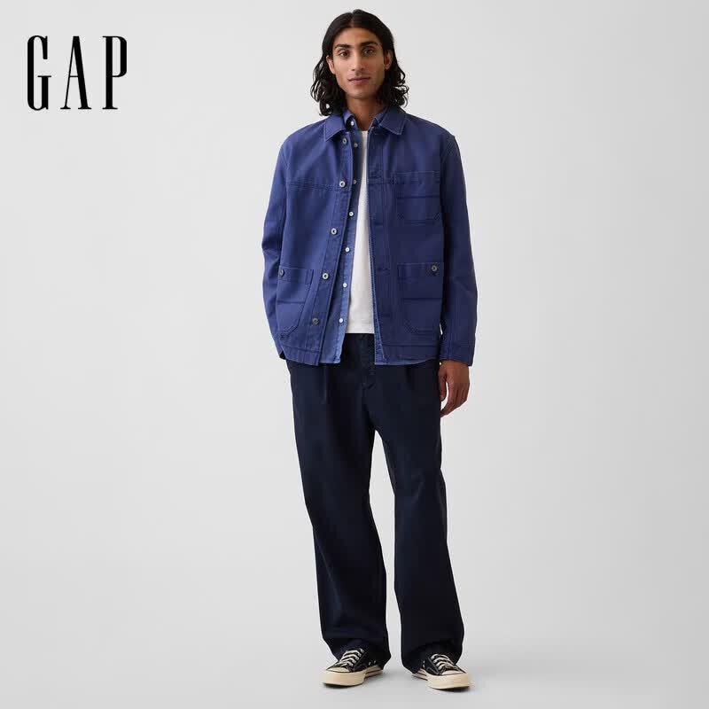 Gap Men's Fall 2026 Relaxed Wide-Leg Casual Trousers