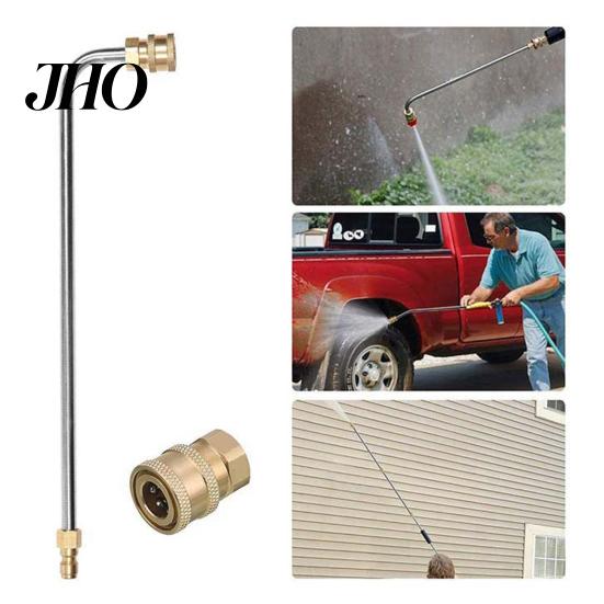 Pressure Washer Accessories 10Pcs 4000PSI Telescoping High Wand Nozzle Heads Set Quick-Connect Extension Gutter Cleaner Tool