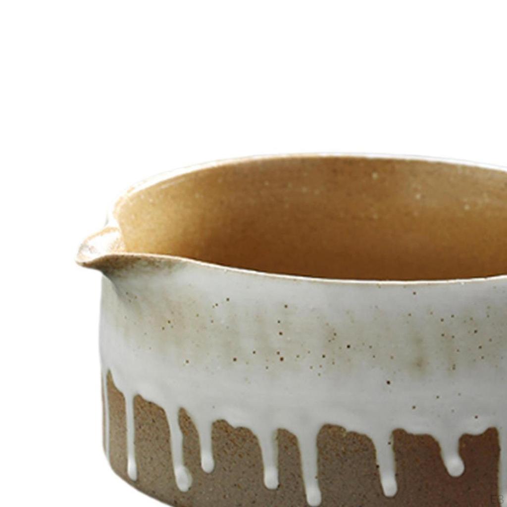 Ceramic Bowl Handcrafted Traditional Porcelain Tea Mixing Accessories for Beginner