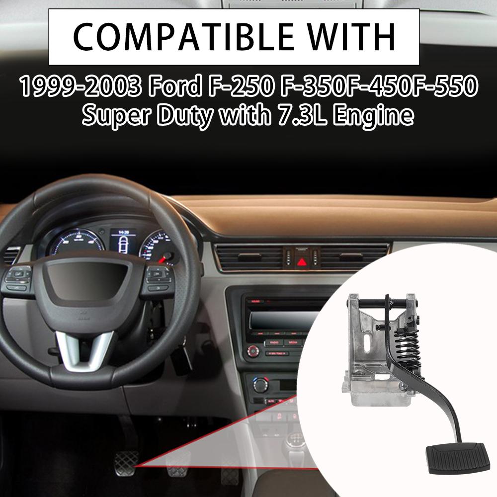 YC3Z-7B633-BA Bremse Kupplung Pedal Halterung Montage Schwarz Für Ford Super Duty F-250 F-350 F-450 F-550 7,3 L 1999-2003