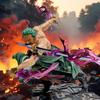 Hot One Piece 21cm Anime Figure Roronoa Zoro Three-blade Sa-maximum Manga Anime Statue Action Figure Collection Model Kid Toy