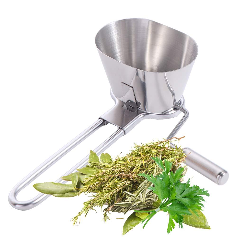 

Stainless Steel Rotary Vegetable Grater Comfortable Handle Coriander Cutter Mint