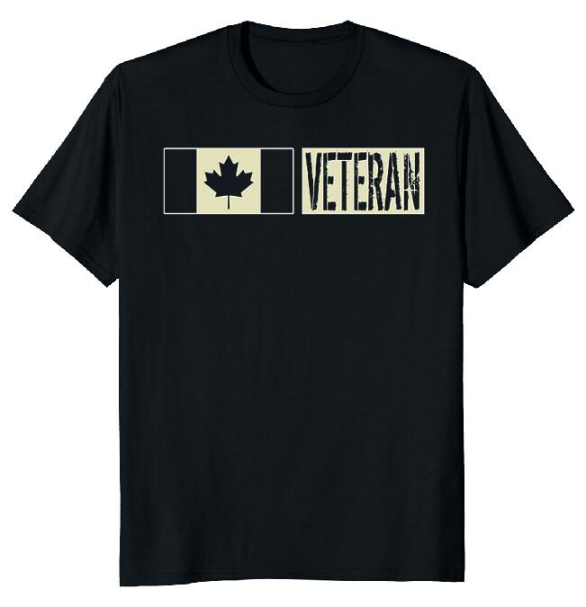 Canadian Military Veteran T-Shirt S