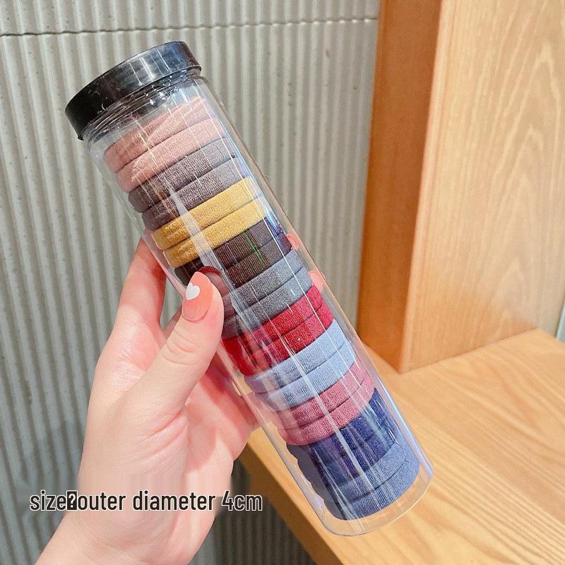 Children's Seamless High-Elasticity Hair Ties - No Damage Rubber Bands for Girls