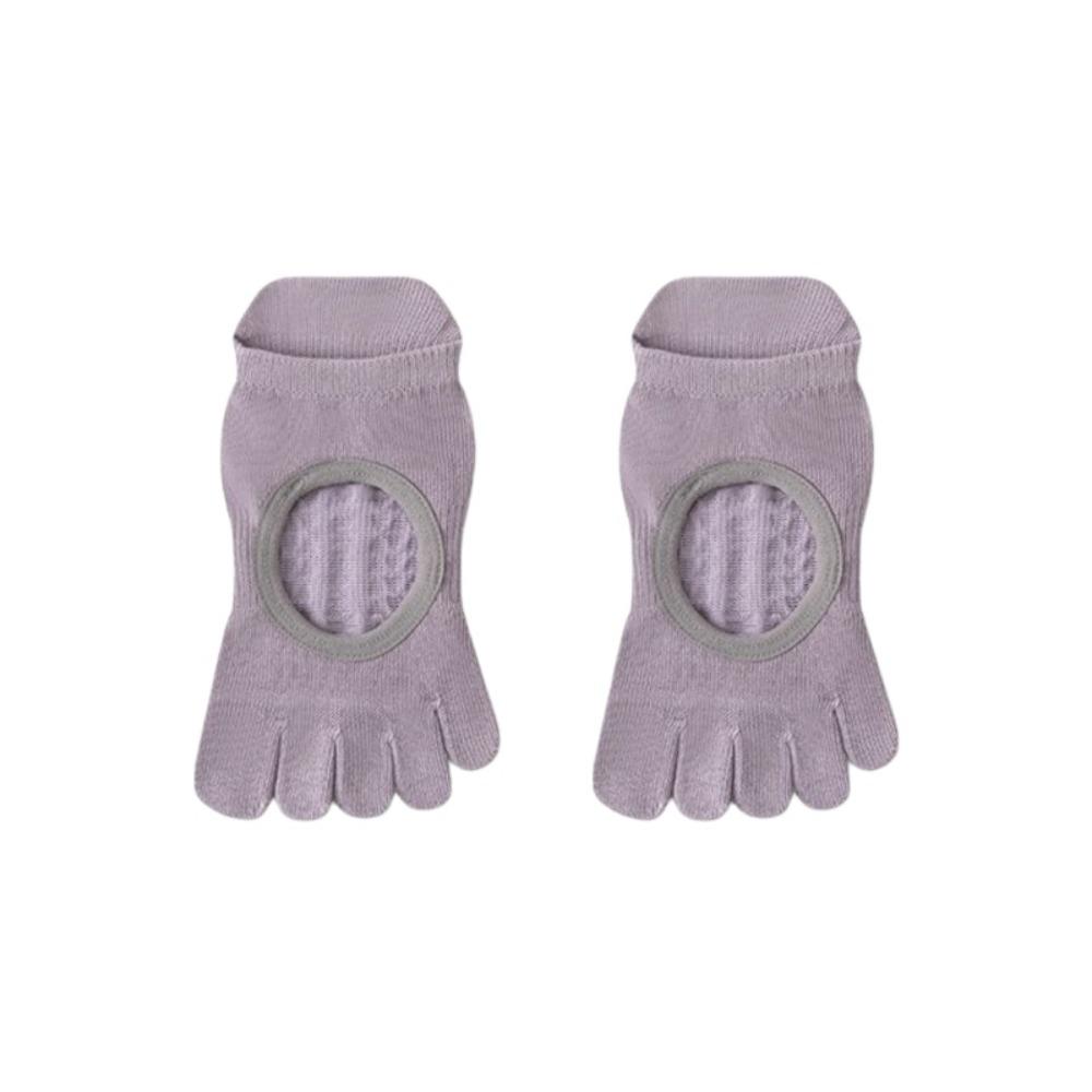 Non-Slip Five-toe Socks Cotton Floor Toe Socks Indoor Socks Women's Short Yoga Socks  Gym