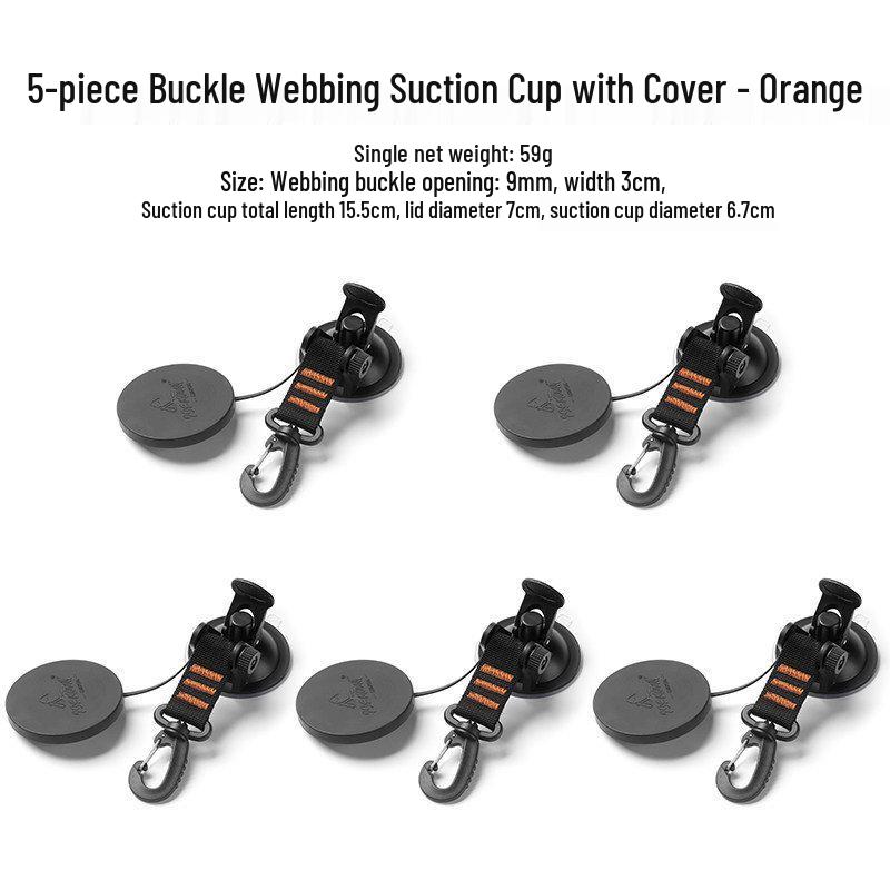Suction Cup Hook for Wall, Glass, and Car Roof Tent Storage