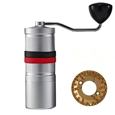 Kaffeeplatz Kaffeemühle Manuelle Kaffeemühle Handmahlung Kaffeemühle Kapazität 20 Gramm Interne Grobeinstellung Funktion Titanbeschichtet