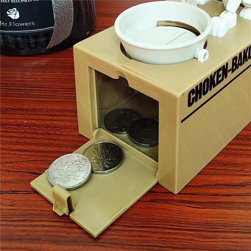 Greedy Dog Piggy Bank: Coin-Saving Toy for Kids - Electric Money-Stealing Puppy