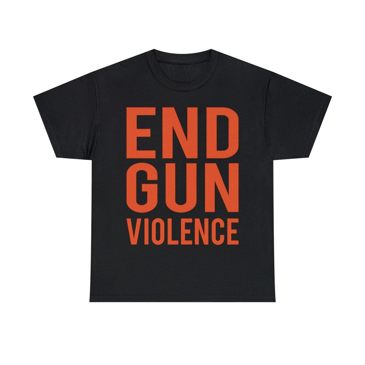 End Gun Violence Graphic Tee Shirt, S-5XL 2XL