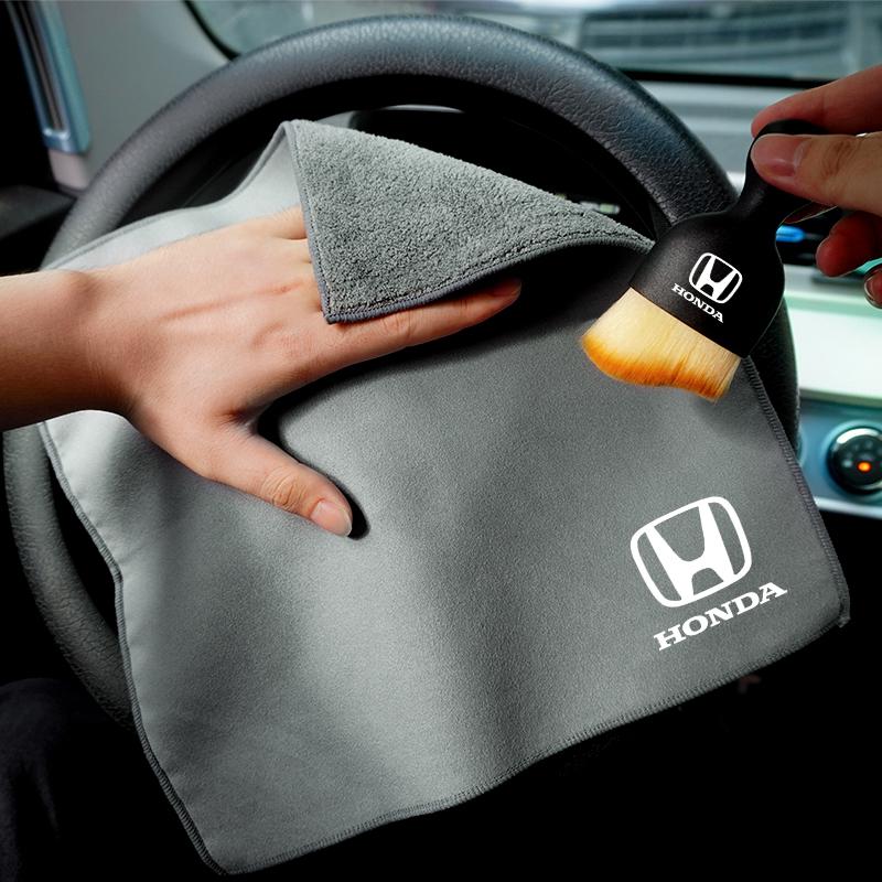 Spazzola Morbida per Pulizia Auto Asciugamani per Lavaggio Panno in Microfibra per Honda TYPER Civic XR-V HR-V CRV Fit Accord Odyssey Accessori Auto