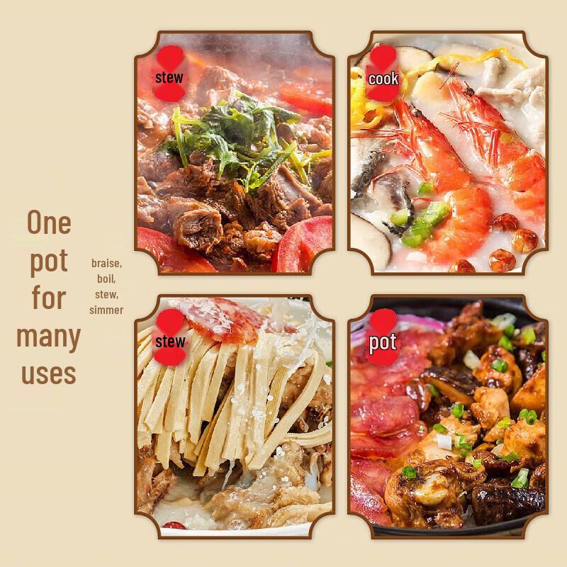 Kangtenai Commercial Heat-Resistant Shallow Ceramic Casserole
