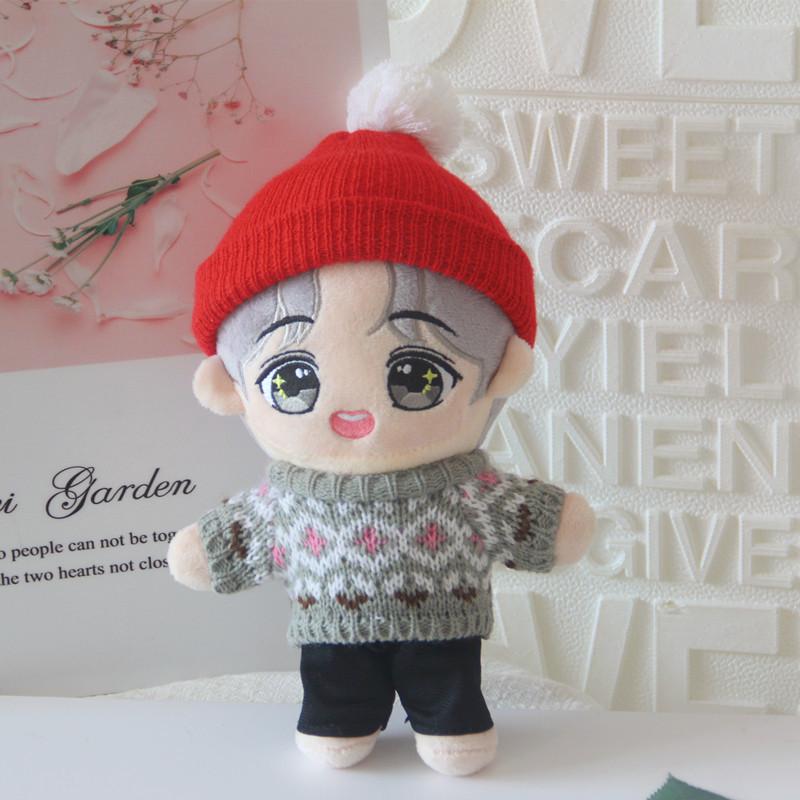 ODM Custom Kpop Doll Soft Handmade Plush Kpop Toy Kawaii Anime Plushies Stuffed Korean Star Idol Toys Cotton Dolls