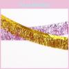 Festive Rain Silk Streamers For Eye-catching Wedding And Party Decorations Available In Gold Pink Silver Blue And Green 25cm X 2.75m