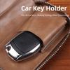 Retro Key Organizer Pouch PU Leather Key Storage Pouch Car Key Wallet  Car Key Storage