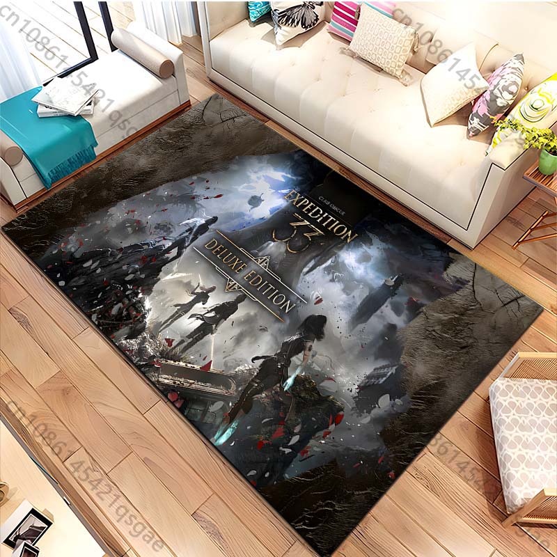 Multi-size Classic Games E-Expedition Pattern Carpet for Living Room Bedroom Sofa Home Decor Non-slip Floor Mat Luxury Gifts