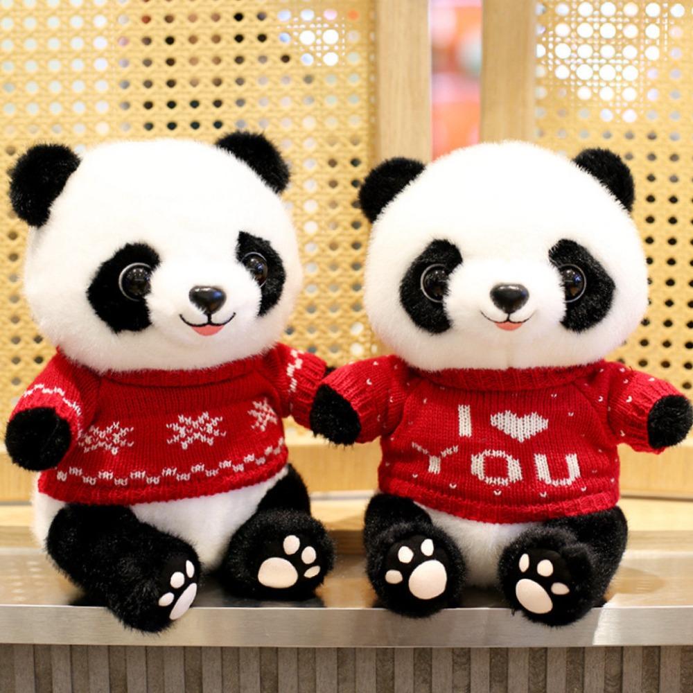 Bai Fen Bai Dolls And Toys Cute Drag Panda Doll Plush Toy Panda Base Souvenir Simulation National Treasure Giant Panda