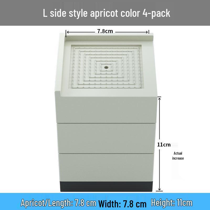 Non-Slip Furniture Heightening Pads for Table, Sofa, Coffee Table, TV Cabinet - Shockproof Leg Risers