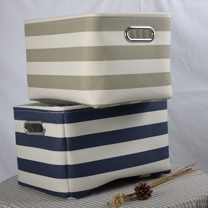 Simple Modern Canvas Desktop Storage Basket