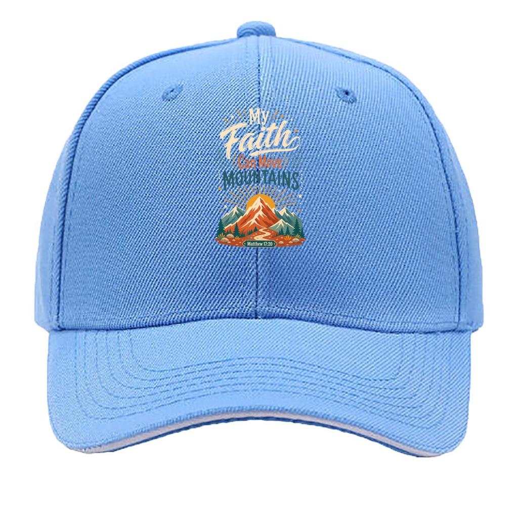 Faith Peaks Scripture Inspiration Le Hip Hop Hat Fashion Outdoor Sports Sandwich Baseball Cap